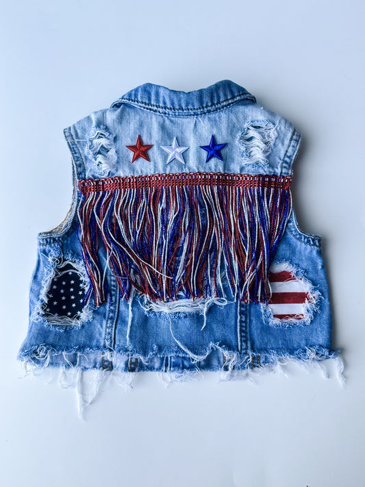 12 Month Denim Star Boujee Vest