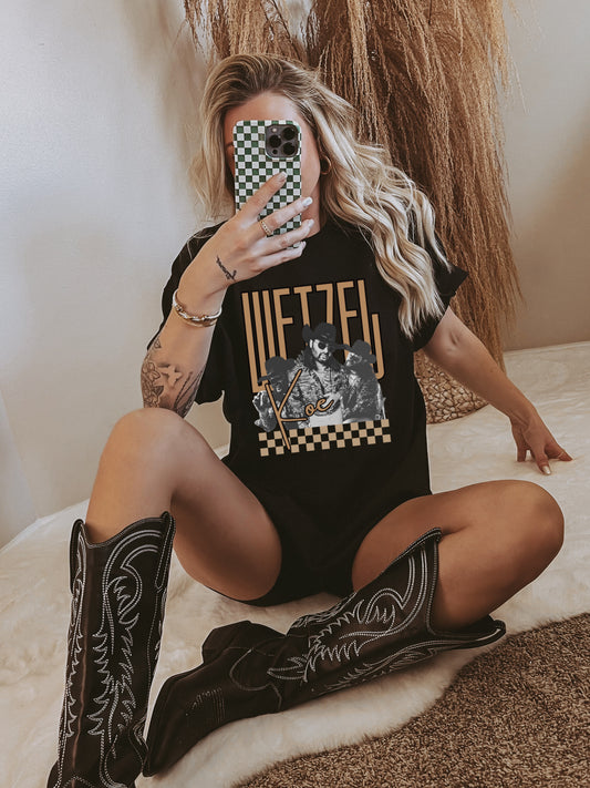 Checkered KOE WETZEL (Adult Tee)