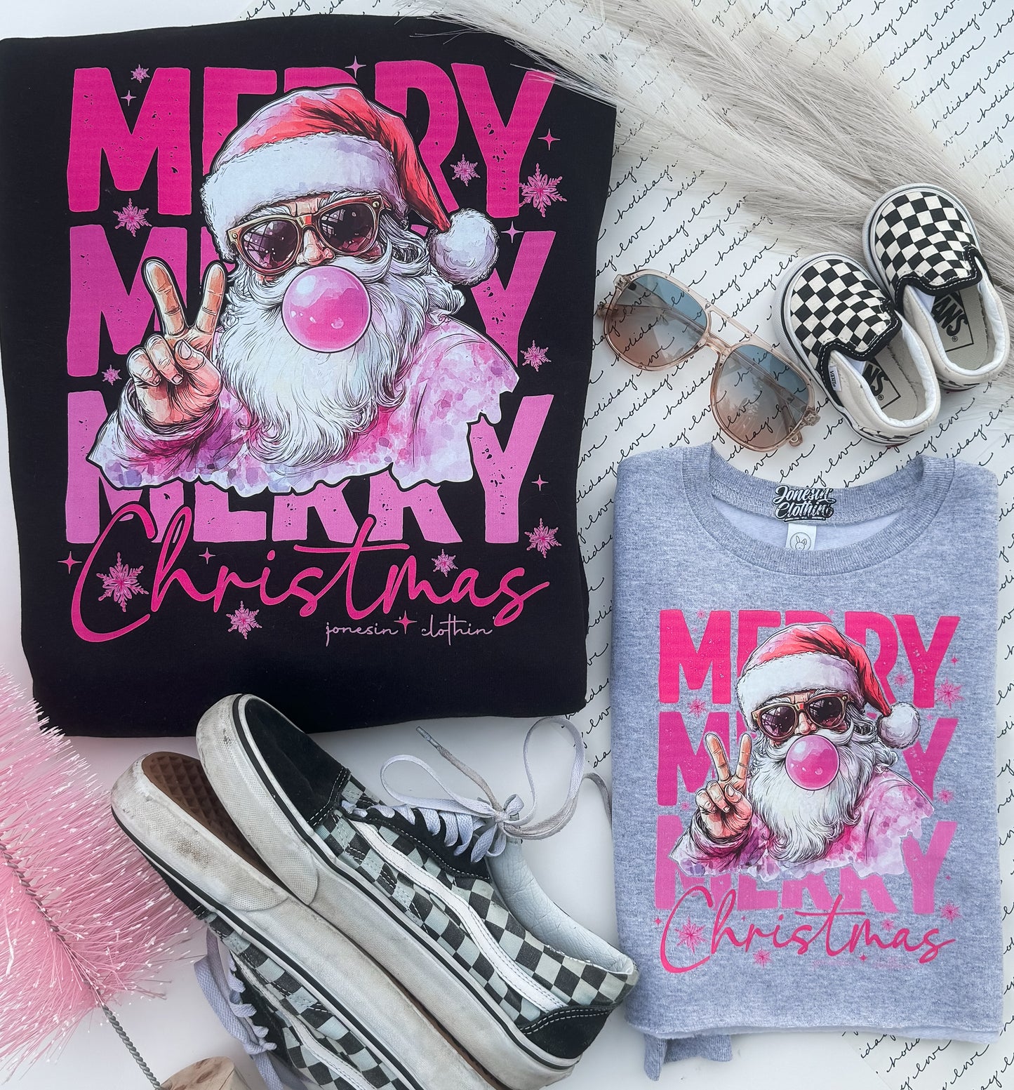 Merry Bubblegum Santa (Adult & Kids)