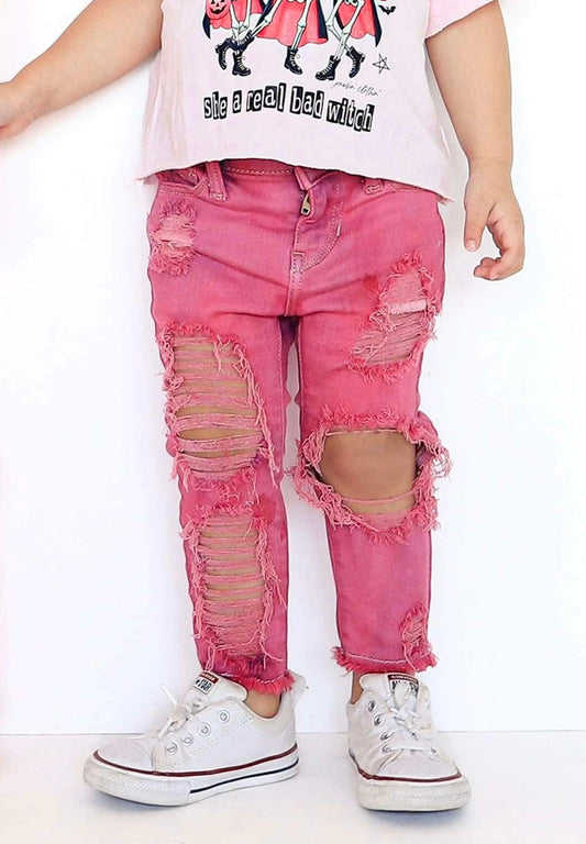 Maliboo Pink Skinnies (Girls)