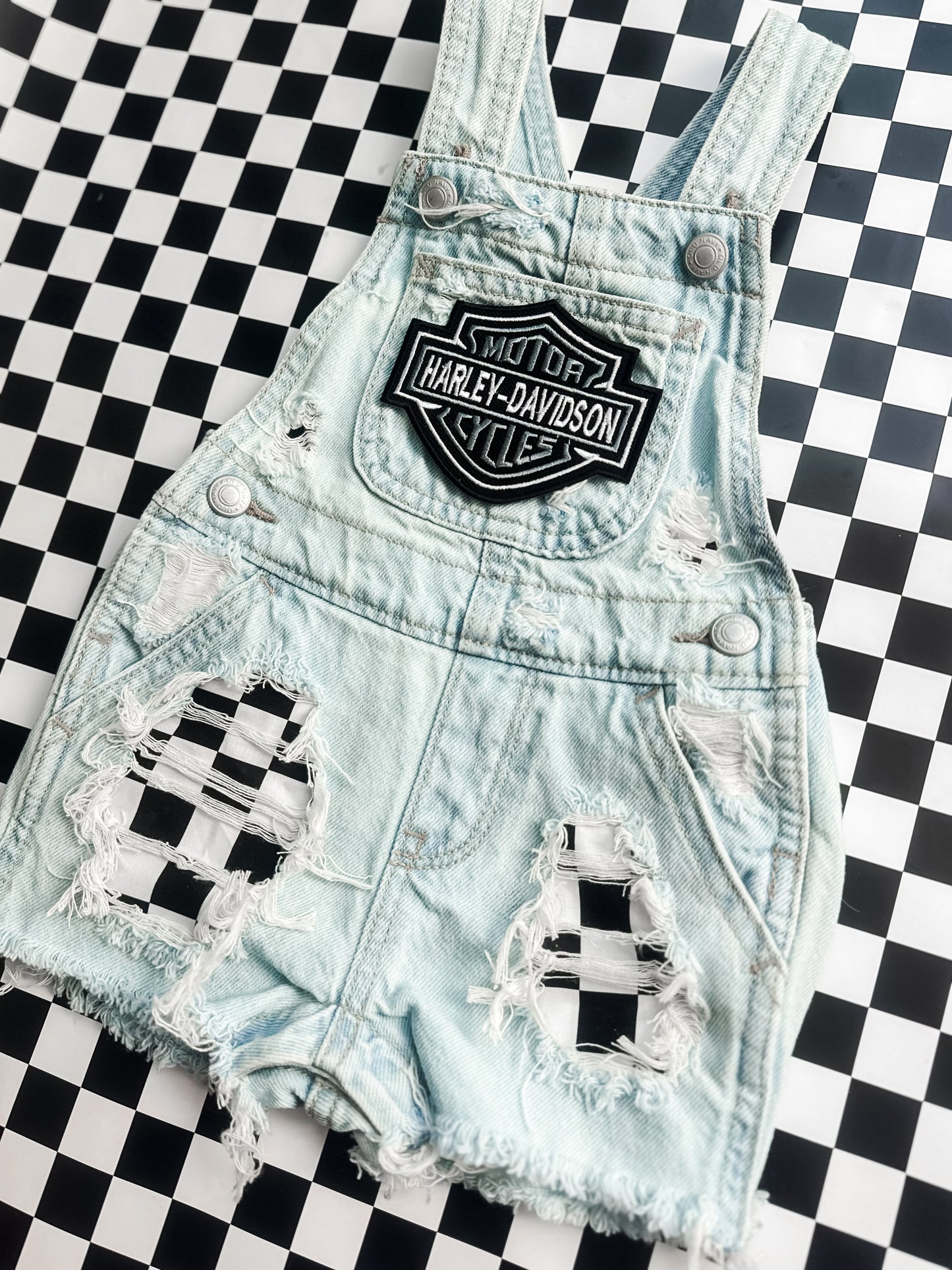 Customized Biker Patch Overalls (Boys & Girls)