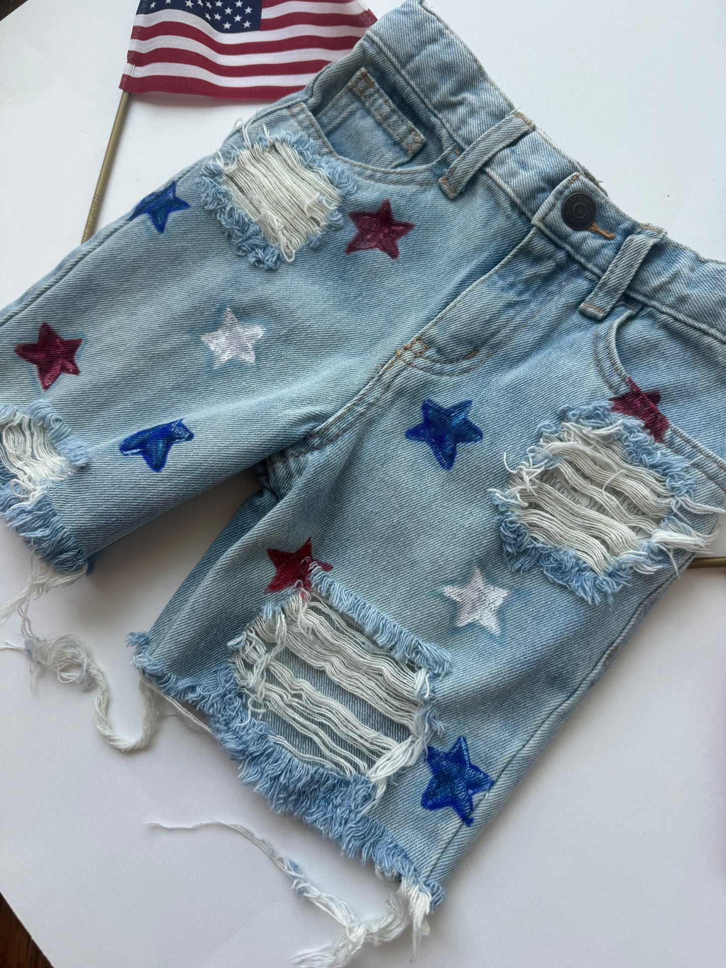Stars Painted Shorts (Boys & Girls)