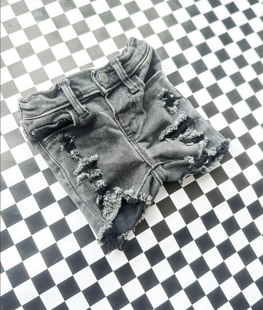 12-18 Month Boys Acid Black Shorts