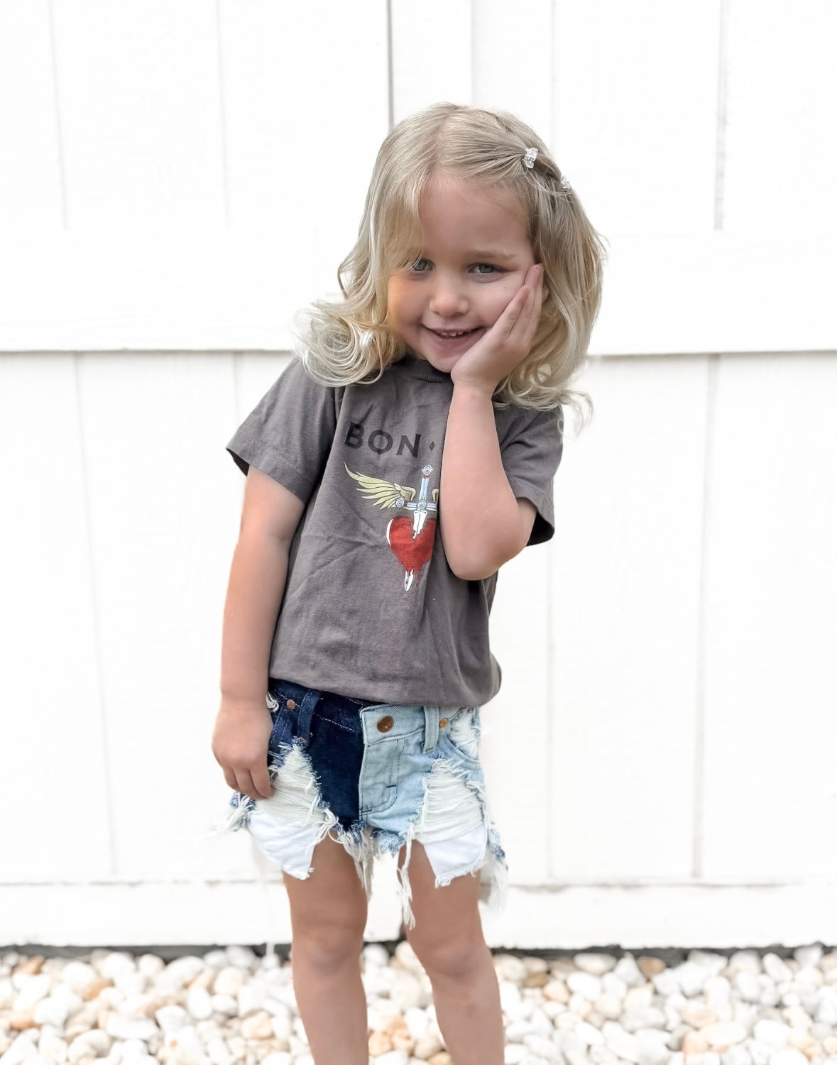 Cowboy Cut Half Bleach Wrangler Shorts (Boys & Girls)