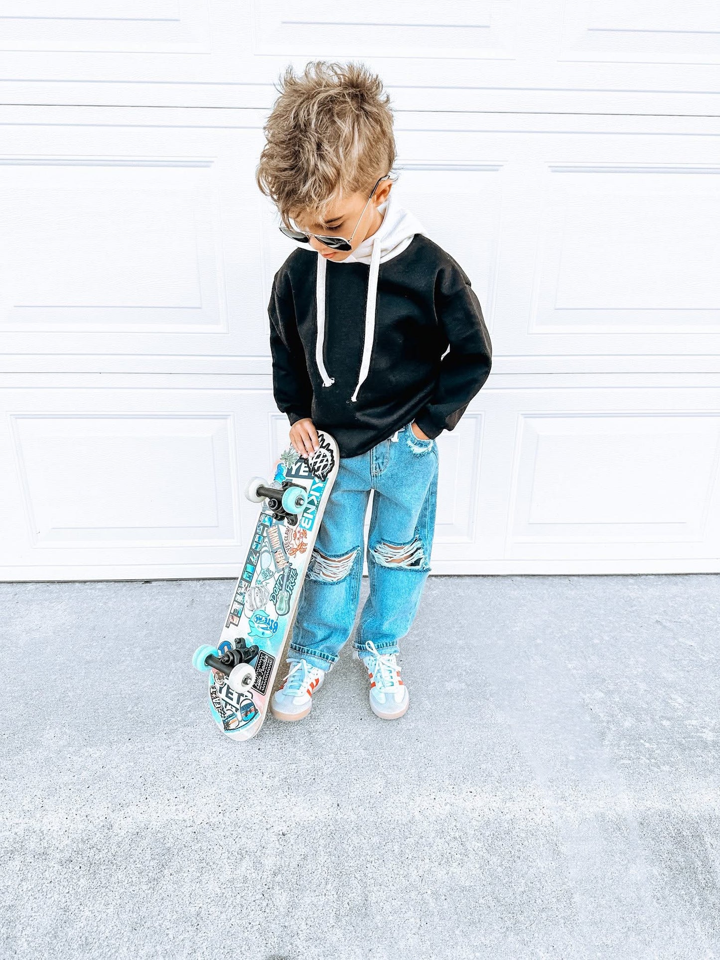 Tie Straight Leg Jeans (Boys & Girls)