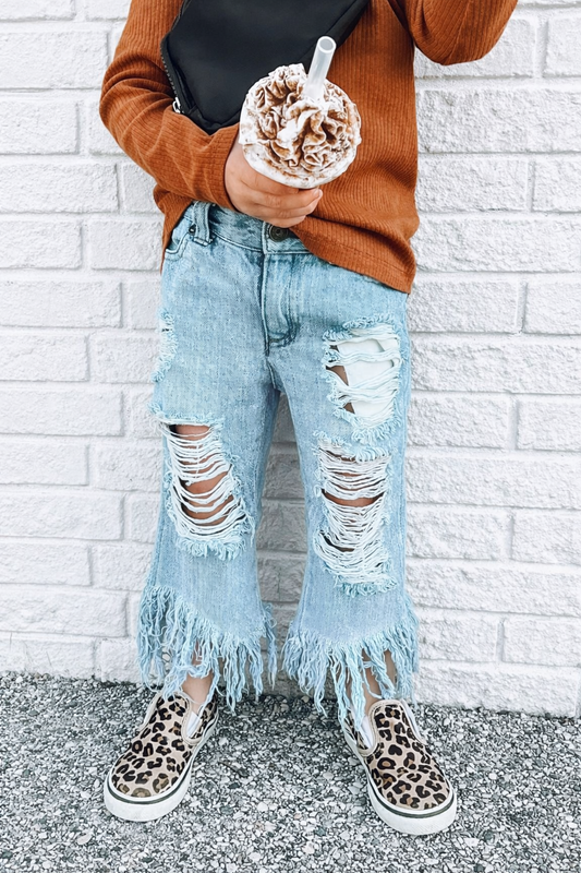 Fringe Girlfriend Jeans (Girls)