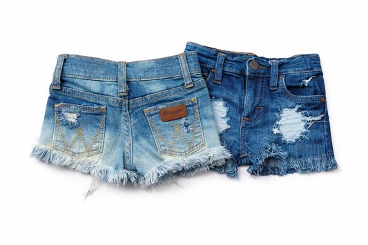 BABY SIZED WRANGLER SHORTS (Boys & Girls)