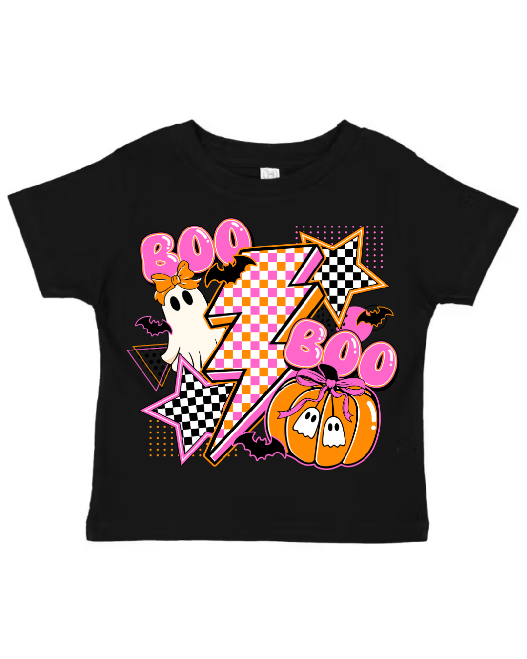 BOO Pumpkin & Check Tee (Kids)