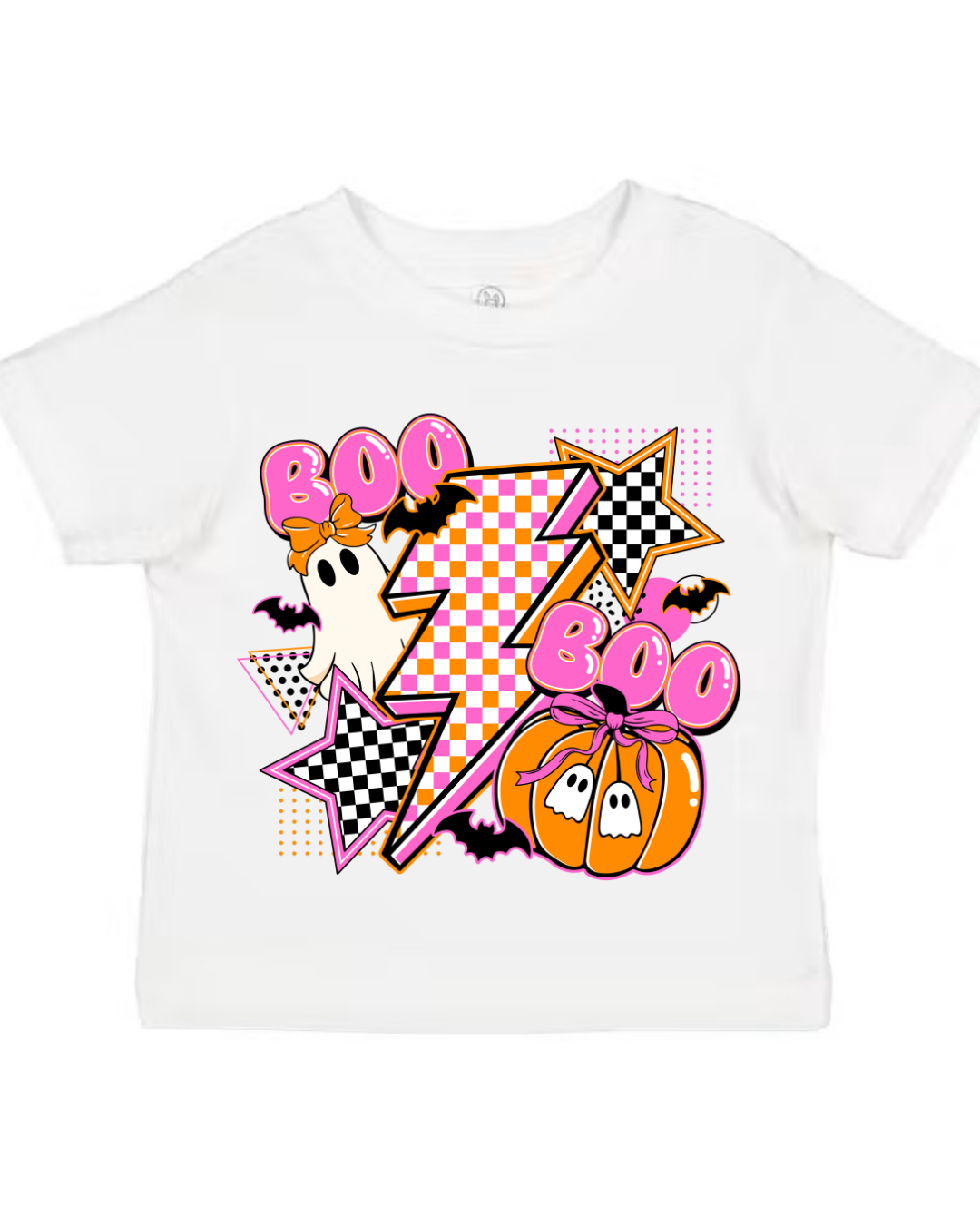 BOO Pumpkin & Check Tee (Kids)