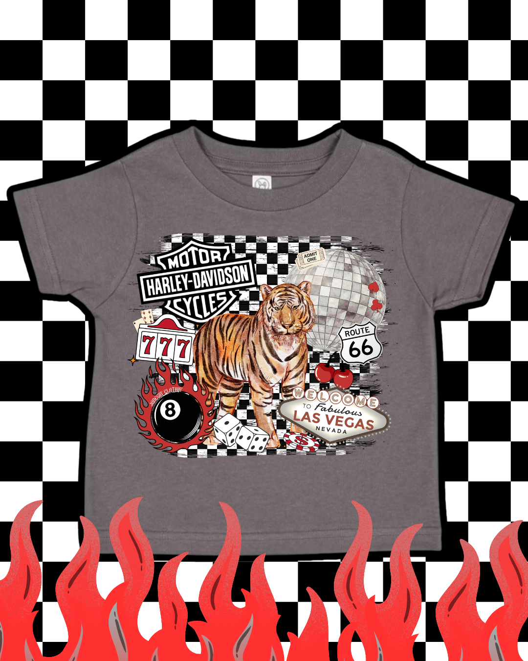 Vegas Biker Tee (Kids)