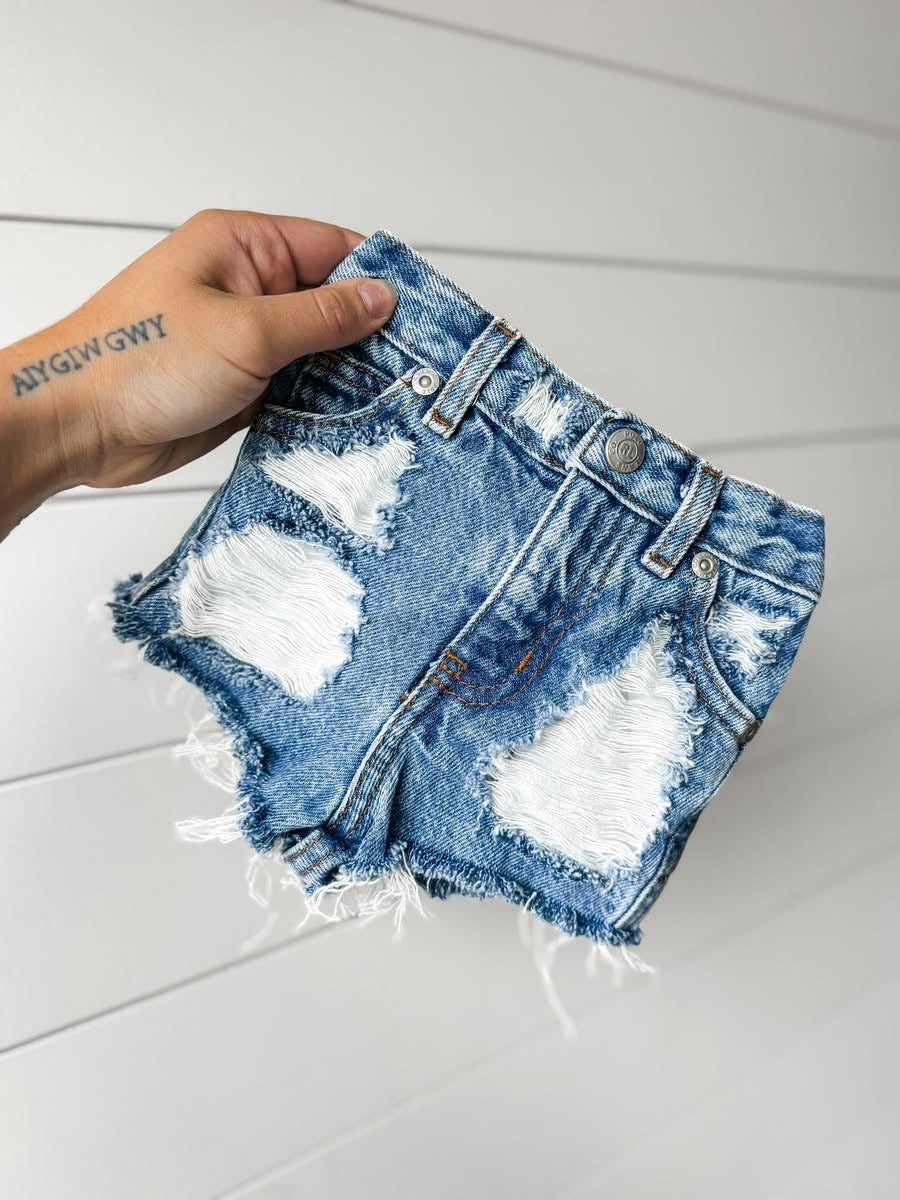 6-12 Month Vintage Polo Girls Shorts