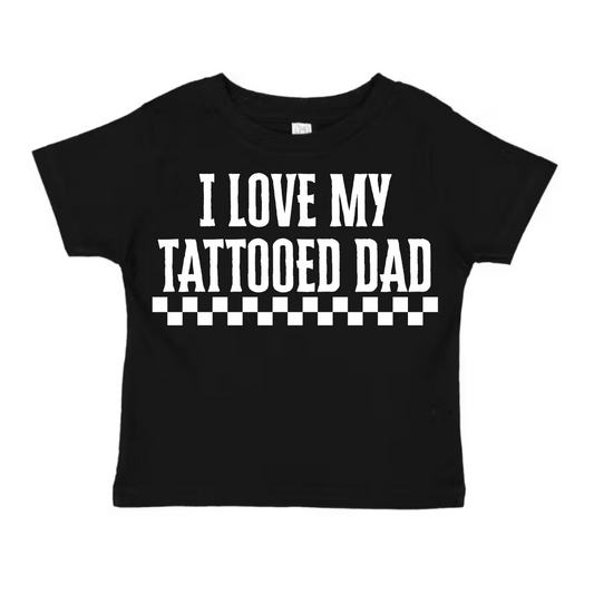 I Love My Tattoed Dad Tee (Kids)