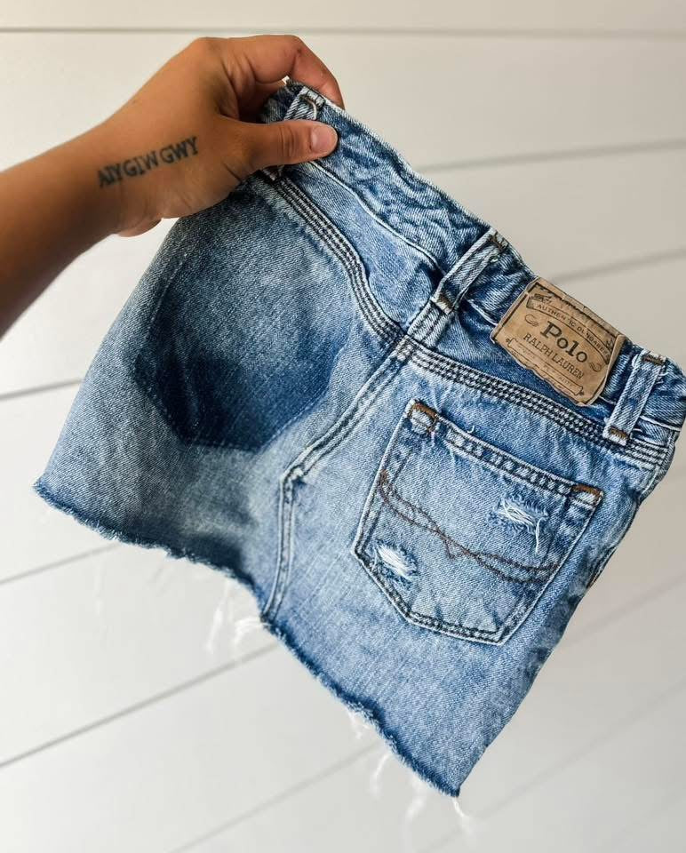 Size 6 Girls Vintage Polo Skirt