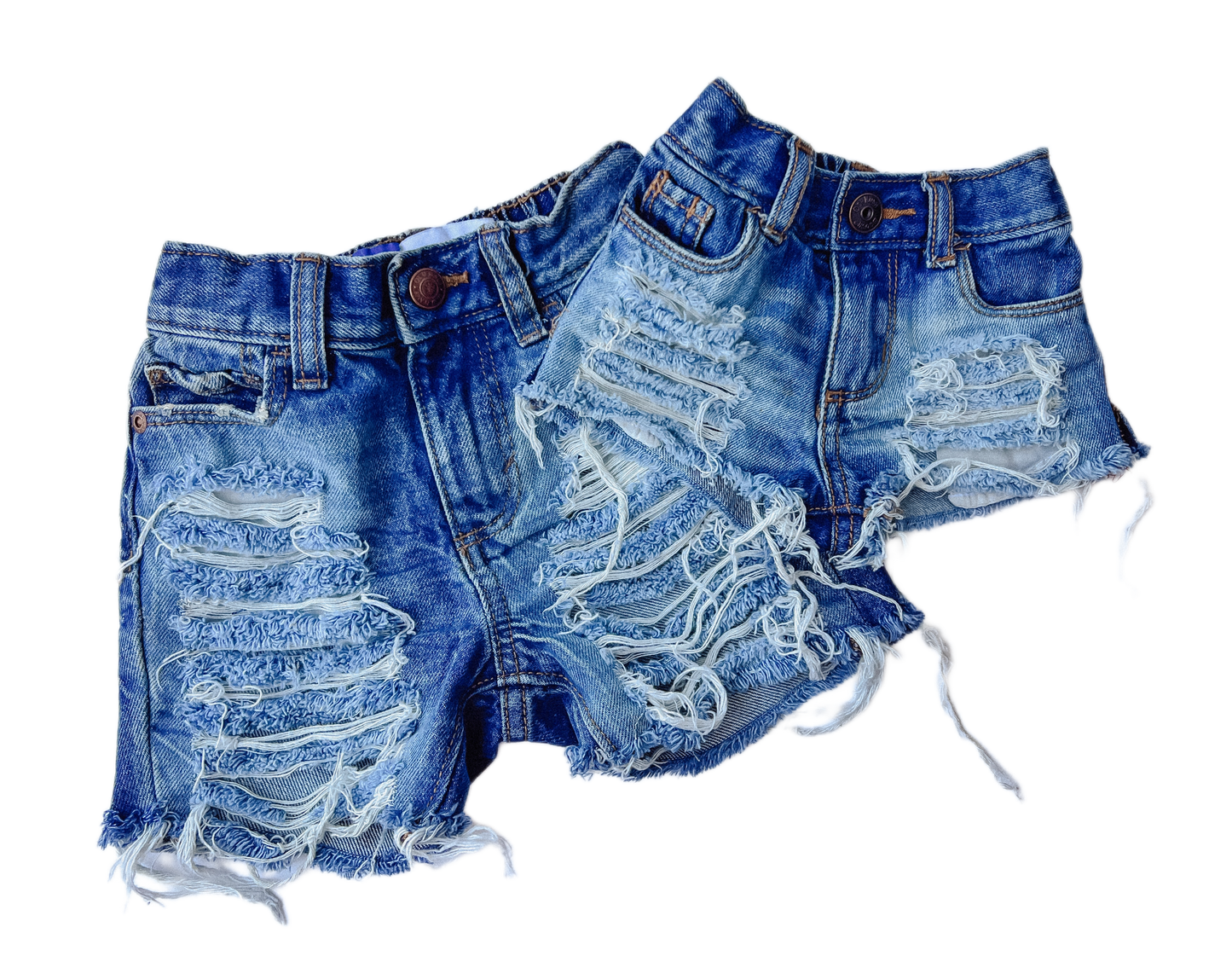 Brook’s Bleach Wash Shorts (Boys & Girls)