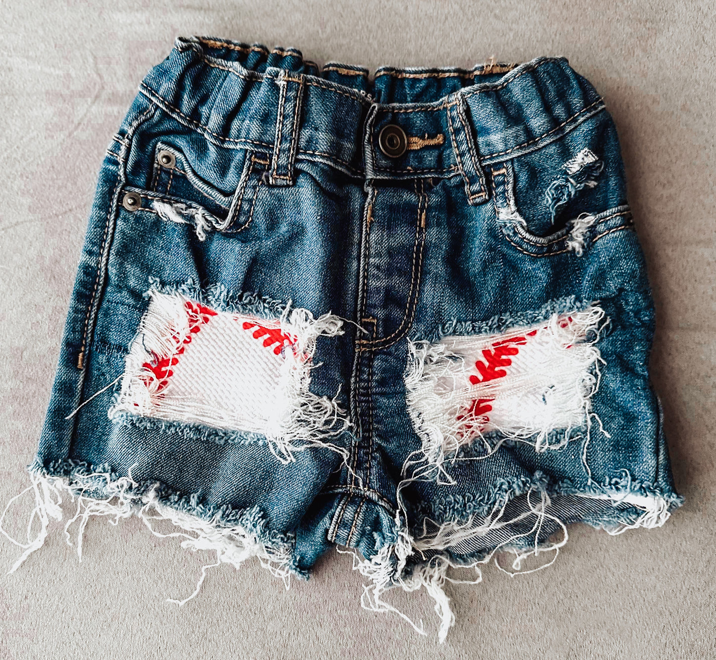 Life’s a Pitch ⚾️ Patched Denim (Girls&Boys)